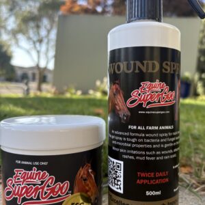 WOUND SPRAY AND TOPICAL CREAM COMBO (SHIPPING PRICE IS INCLUDED)